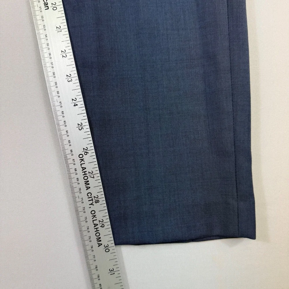 J.Crew Thompson Suit Mens 40S 34W Blue Textured Two Button Blazer Trousers Set